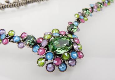 Caviar Treasure Halskette Pastel Multi groß von Konplott